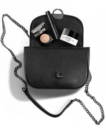 CRISSCROSS BLACK CHAIN BAG - Image 2