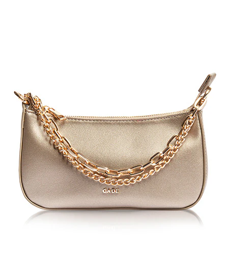 GOLD CHAIN CROSSBODY BAG - Image 3