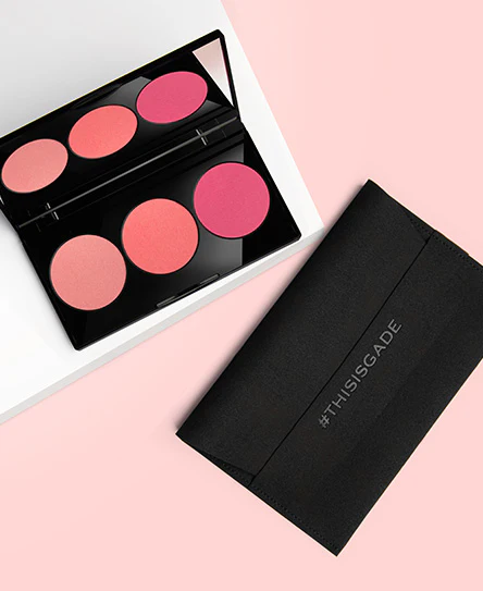 פלטת טריו IDYLLIC SOFT SATIN TRIO BLUSH PALETTE - Image 4